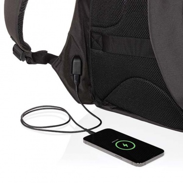 Logotrade promotional giveaway picture of: Swiss Peak AWARE™ anti-theft 15.6" laptop backpack