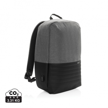 Logotrade advertising product picture of: Swiss Peak AWARE™ RFID anti-theft 15.6'' laptop backpack