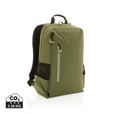 Logotrade promotional merchandise photo of: Impact AWARE™ Lima 15.6' RFID laptop backpack
