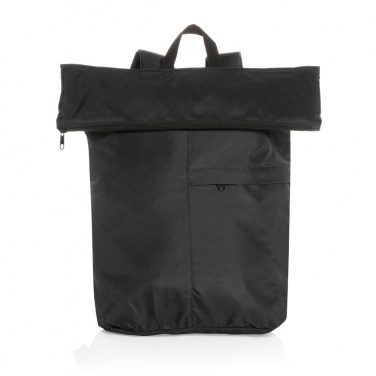 Logo trade promotional product photo of: Dillon AWARE™ RPET lightweight foldable backpack