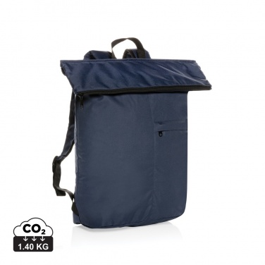 Logotrade promotional giveaway image of: Dillon AWARE™ RPET lightweight foldable backpack