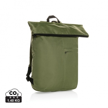 Logotrade promotional items photo of: Dillon AWARE™ RPET lightweight foldable backpack