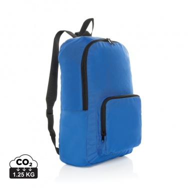 Logo trade promotional item photo of: Dillon AWARE™ RPET foldable classic backpack