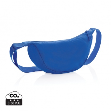 Logo trade promotional merchandise image of: Crescent AWARE™ RPET half moon sling bag