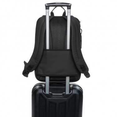 Logo trade promotional products picture of: Armond AWARE™ RPET 15.6 inch deluxe laptop backpack