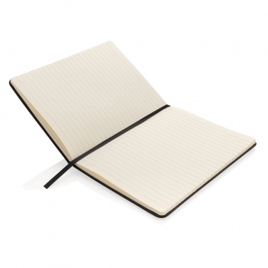 Logo trade promotional gifts image of: Deluxe A5 Notebook with phone pocket