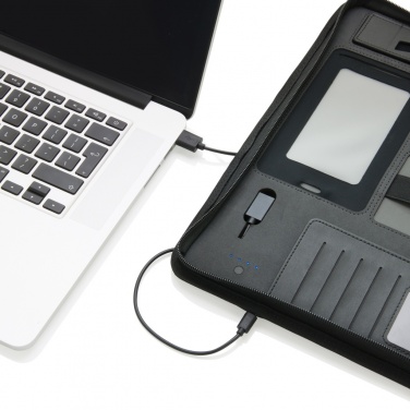 Logotrade promotional giveaway picture of: Tech portfolio with powerbank
