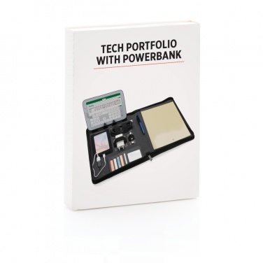 Logotrade corporate gift image of: Tech portfolio with powerbank