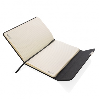 Logo trade promotional products picture of: Swiss Peak deluxe A5 notebook and pen set