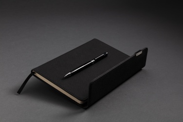 Logo trade corporate gifts image of: Swiss Peak deluxe A5 notebook and pen set