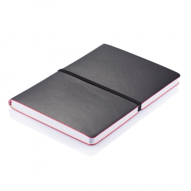 Logotrade promotional merchandise image of: Deluxe softcover A5 notebook