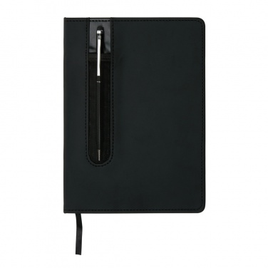 Logotrade promotional gift image of: Standard hardcover PU A5 notebook with stylus pen