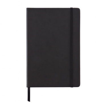 Logo trade promotional items picture of: Deluxe hardcover PU A5 notebook