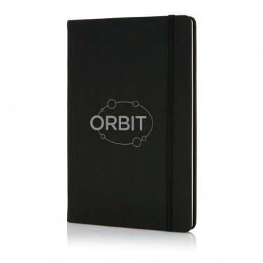 Logo trade advertising products image of: Deluxe hardcover PU A5 notebook