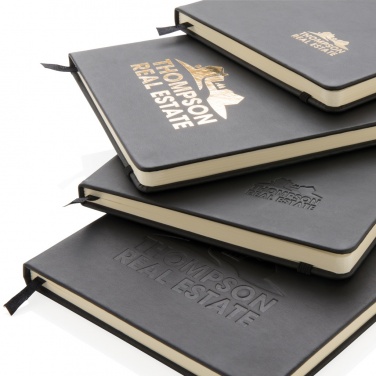 Logotrade promotional product image of: Deluxe hardcover PU A5 notebook