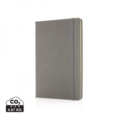 Logo trade promotional items image of: Deluxe hardcover PU A5 notebook