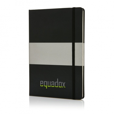 Logotrade promotional giveaways photo of: Deluxe hardcover A5 notebook