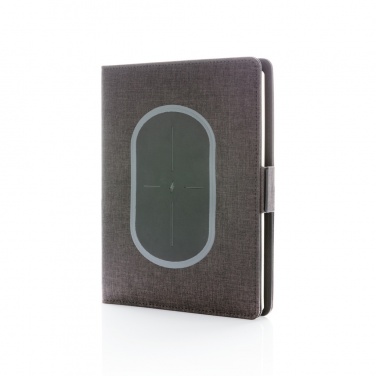 Logotrade promotional giveaways photo of: Air 5W wireless charging notebook cover A5