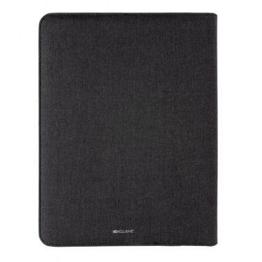 Logo trade advertising products picture of: Air 5W wireless charging portfolio A4 w/ 5000 mAh powerbank