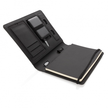 Logotrade promotional giveaways photo of: Air 5W wireless charging notebook with 5000mAh powerbank