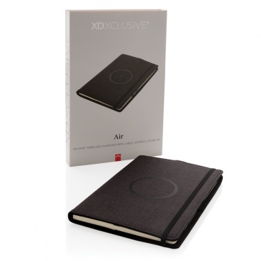 Logotrade promotional item picture of: Air 5W wireless charging refillable journal cover A5