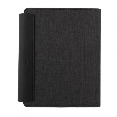 Logotrade corporate gift image of: Fiko wireless charging A5 portfolio with powerbank