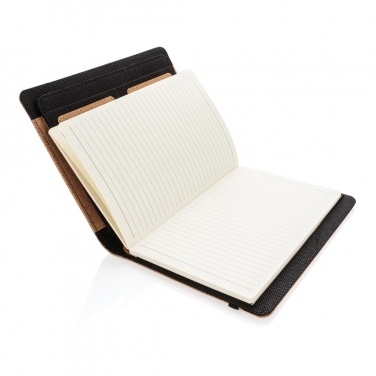 Logo trade promotional item photo of: Deluxe cork portfolio A5 with pen
