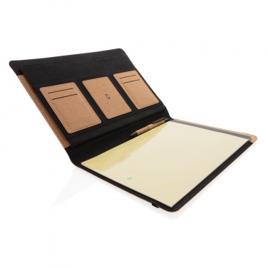 Logotrade promotional giveaways photo of: Deluxe cork portfolio A4 with pen