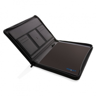 Logo trade promotional product photo of: Impact AWARE™ RPET A4 portfolio with zipper