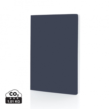 Logo trade promotional giveaways picture of: Impact softcover stone paper notebook A5