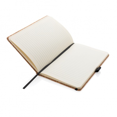 Logo trade promotional items image of: Cork hardcover notebook A5