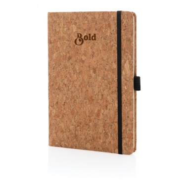 Logo trade corporate gifts picture of: Cork hardcover notebook A5