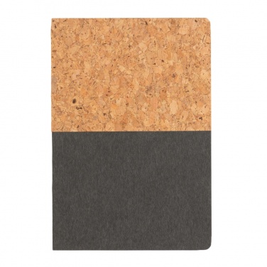 Logo trade promotional items picture of: A5 cork & kraft notebook