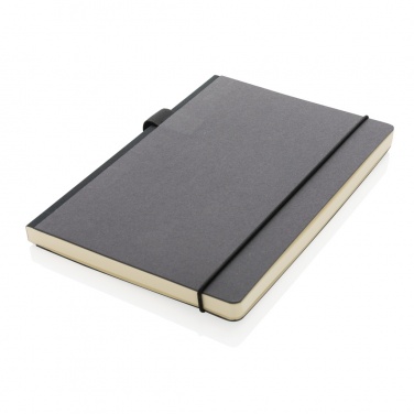 Logo trade promotional gift photo of: A5 deluxe kraft hardcover notebook