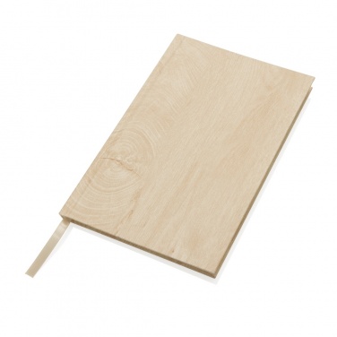 Logotrade corporate gift image of: Kavana wood print A5 notebook