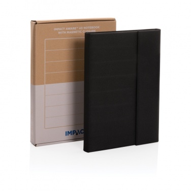 Logo trade corporate gift photo of: Impact Aware™ A5 notebook with magnetic closure