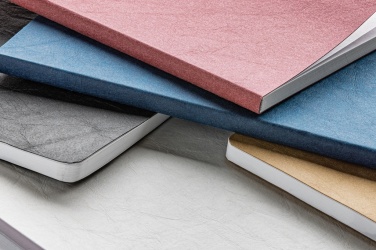 Logo trade promotional item photo of: Salton A5 GRS certified recycled paper notebook