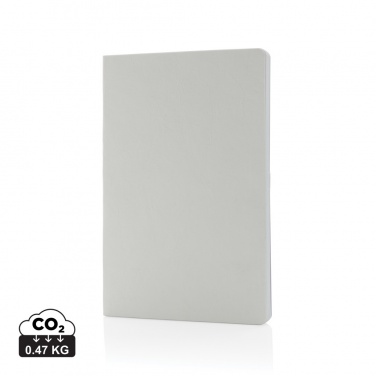 Logotrade promotional gift image of: Salton A5 GRS certified recycled paper notebook