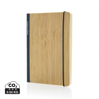 Logo trade promotional products image of: Scribe bamboo A5 Notebook