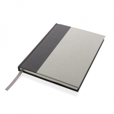 Logo trade business gift photo of: Words GRS certified RPET & Kraft A5 notebook