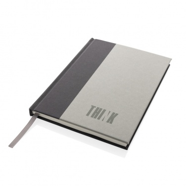 Logotrade promotional item picture of: Words GRS certified RPET & Kraft A5 notebook