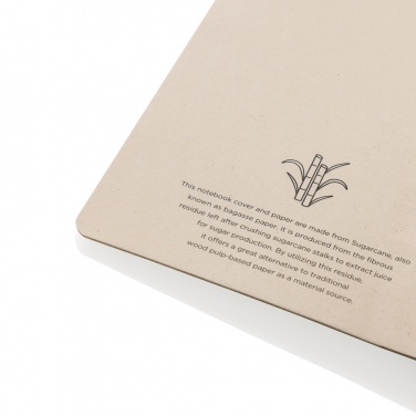 Logotrade promotional item picture of: Stylo Sugarcane paper A5 Notebook