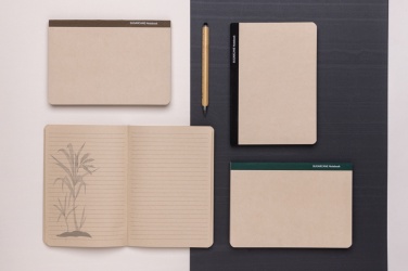 Logo trade promotional gifts picture of: Stylo Sugarcane paper A5 Notebook