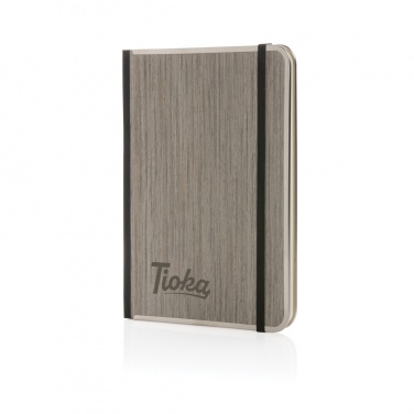 Logotrade advertising product image of: Treeline A5 wooden cover deluxe notebook