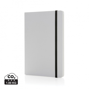 Logo trade corporate gift photo of: Craftstone A5 recycled kraft and stonepaper notebook