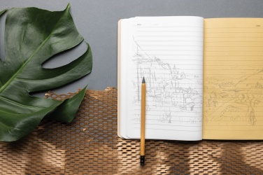 Logo trade promotional gift photo of: Elowen A5 tree free notebook