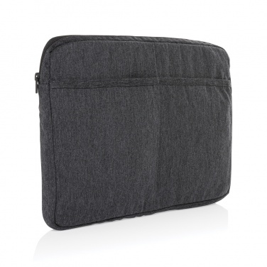 Logo trade business gifts image of: Laluka AWARE™ recycled cotton 15.6 inch laptop sleeve