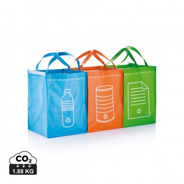 Logotrade promotional merchandise image of: 3pcs recycle waste bags