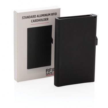 Logo trade advertising product photo of: Standard aluminium RFID cardholder