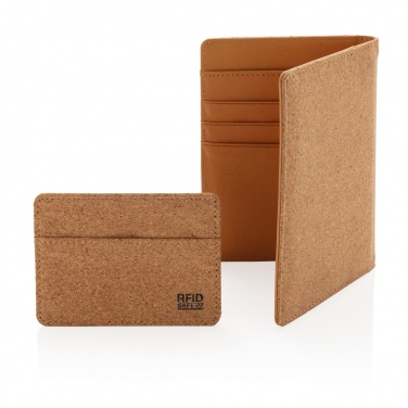 Logotrade advertising product picture of: Cork secure RFID passport cover